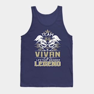 Vivan Name T Shirt -  Team Vivan Lifetime Member Legend Name Gift Item Tee Tank Top